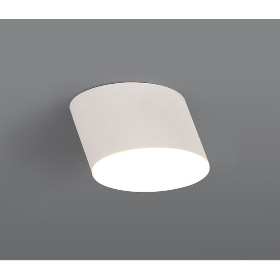 Petra Rounded Sand White Spotlight - 10.5cm 1 x 10W LED, 3000K, 700lm
