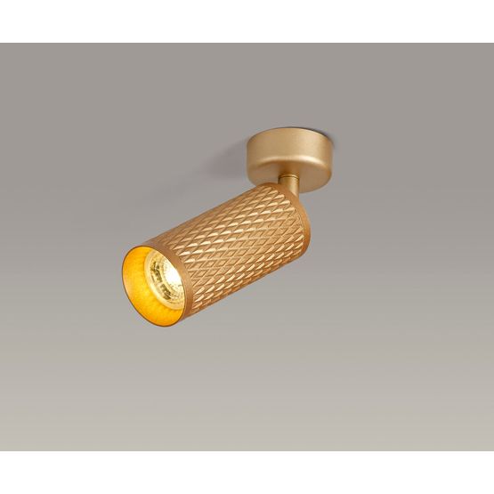 Sienna Surface Mounted Spot Light, 1 x GU10, Champagne Gold