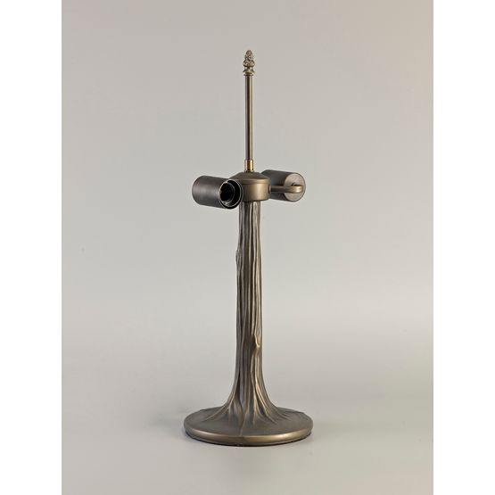 Marina 56cm Tree Like Table Lamp, 2 x E27, Aged Antique Brass