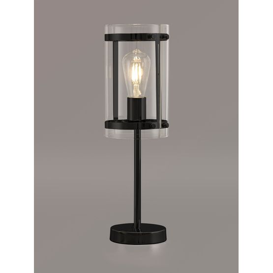 Primrose Table Lamp, 1 Light E27, Matt Black