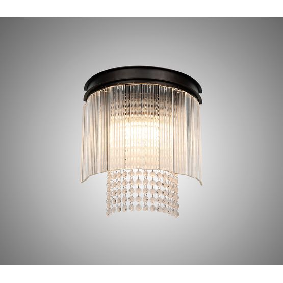 Bonni Wall Light, 2 Light E14, Brown Oxide