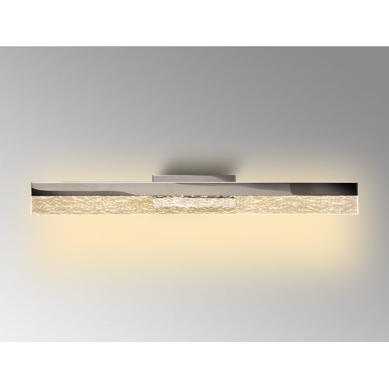 Mindi Wall Lamp, 12W LED, 3000K, 1000lm, IP44, Polished Chrome, 3yrs Warranty