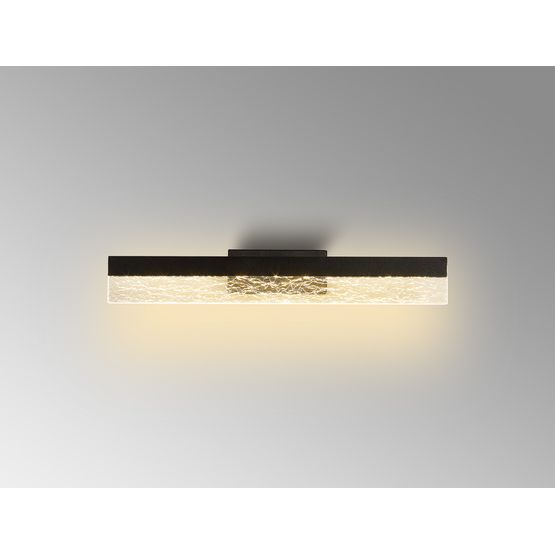 Mindi Wall Lamp, 8W LED, 3000K, 600lm, IP44, Sand Black, 3yrs Warranty