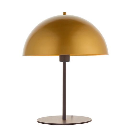 Carstairs Table Lamp Soft gold &amp; dark bronze effect paint