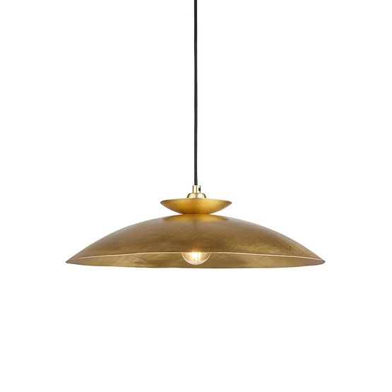 Glenade Pendant Hammered brass &amp; brass plate