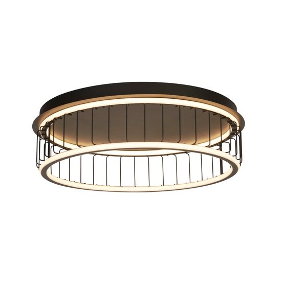 Circolo Cage Flush - Black Metal &amp; White Silicon