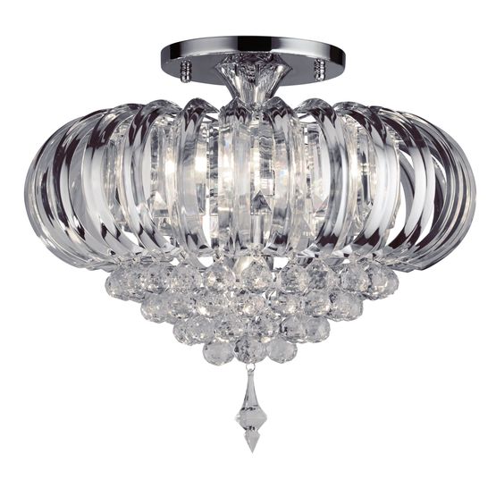 Sigma 5Lt Flush - Chrome Metal &amp; Acrylic