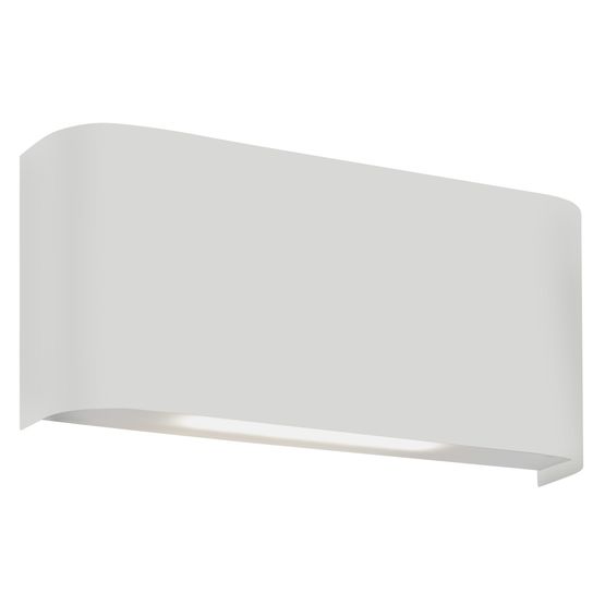 Match Box 2Lt Up/Down Wall Light - White Metal