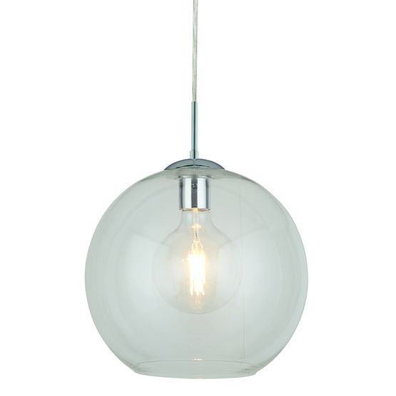 Balls Pendant - Chrome Metal &amp; Glass