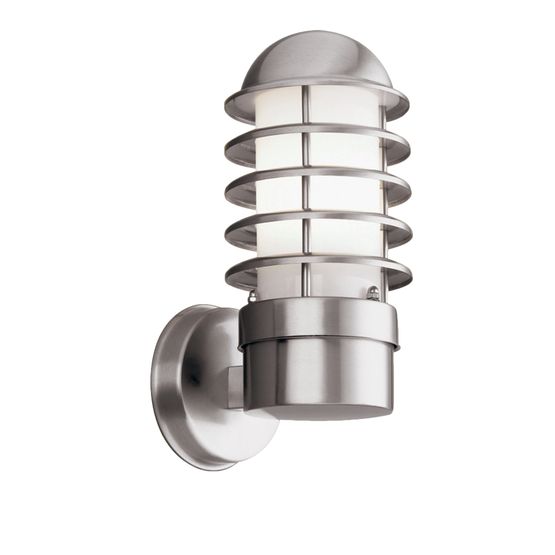 Louvre Outdoor Wall Light - Steel Metal &amp; Polycarbonate