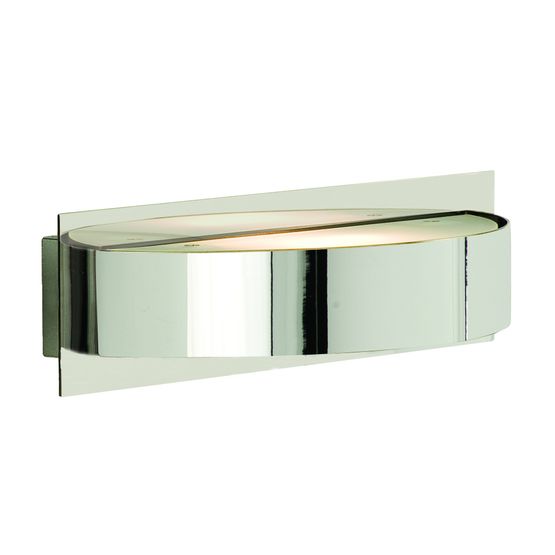 Vega Wall Light - Chrome &amp; Glass