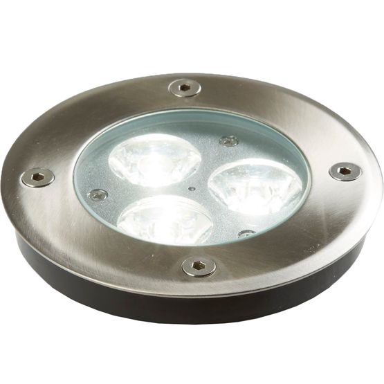 Walkover LED Indoor/Outdoor Recessed-Stainless Steel &amp; White