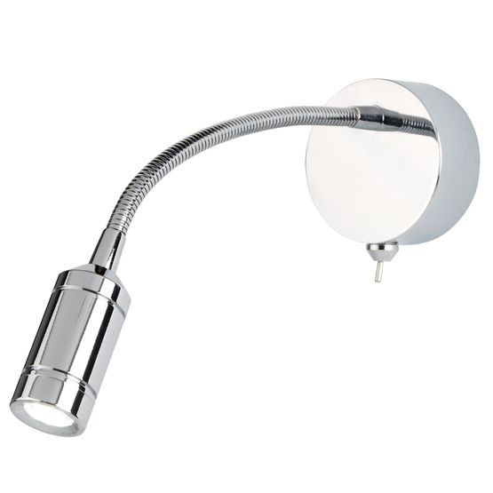 Flexy Wall Light - Chrome Metal