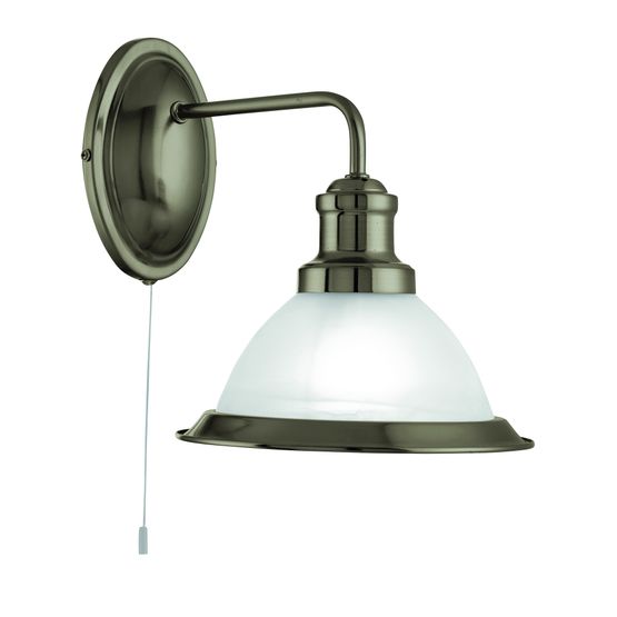 Bistro Wall Light - Antique Brass &amp; Glass