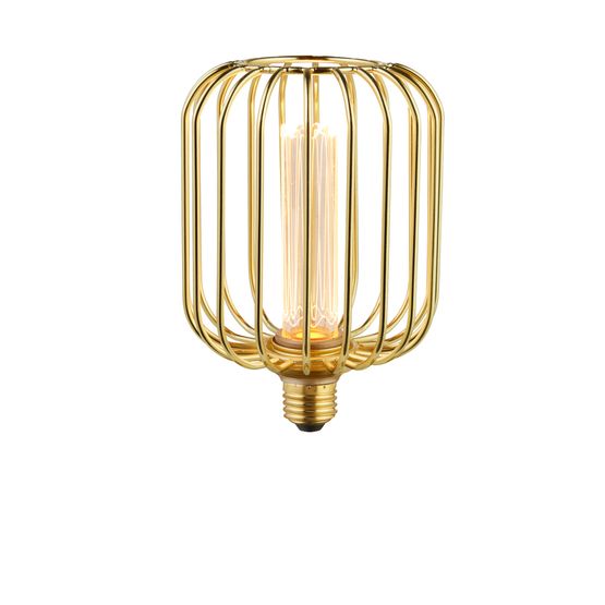 Drum Lamp - Gold Metal