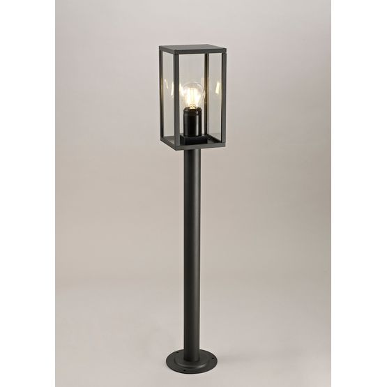 Malia Tall Post, 1 x E27, IP54, Graphite Black, 2yrs Warranty